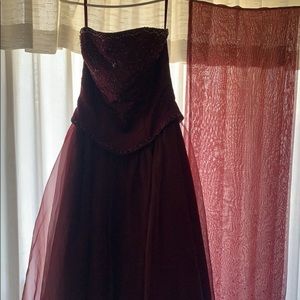 Maroon Prom Dress
